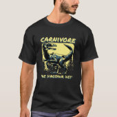 Carnivoor het dinosaurusdieet t-shirt (Voorkant)