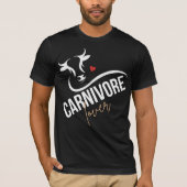 Carnivoor Lover Unisex Koe T-shirt (Voorkant)