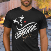 Carnivoor Lover Unisex Koe T-shirt