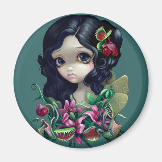 "Carnivore Bouquet Fairy" Magneet (Voorkant)