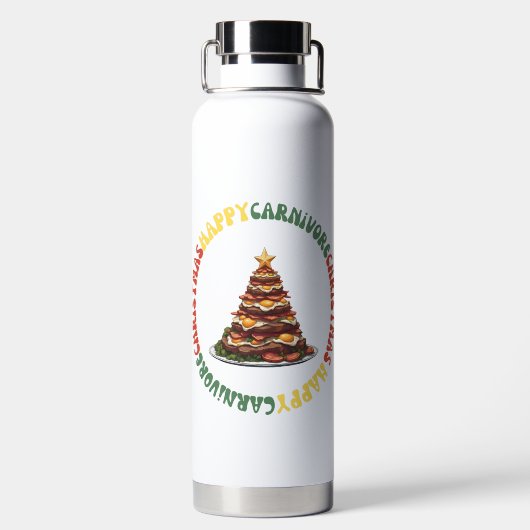 Carnivore Christmas Mug Waterfles (Achterkant)