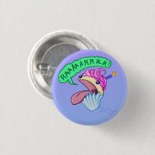 Carnivore Cupcake Ronde Button 3,2 Cm (Voorkant /achterkant)