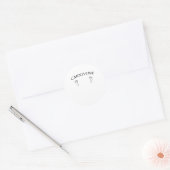 Carnivore Fang Ronde Sticker (Envelop)