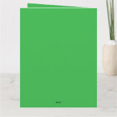 Carnivore lion Christmas holiday  Kaart (Achterkant)