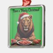 carnivore lion Christmas holiday Ornament (Links)