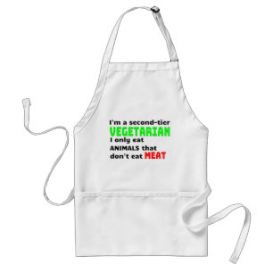 Carnivore Meat Lover Funny Sarcastic Gift Standaard Schort