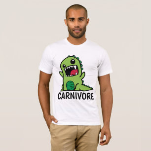 CARNIVORE T-shirts, grappige DINOSAUR T-shirt