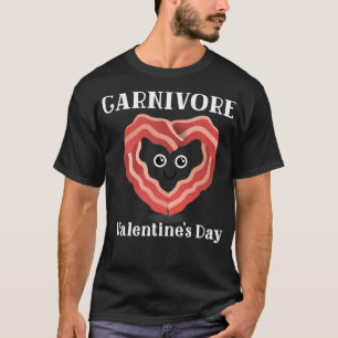 Carnivore Valentijnsdag Gift Bacon Heart Carnivor T-shirt