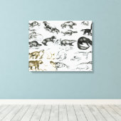 carnivoren canvas afdruk (Insitu (Houten vloer))