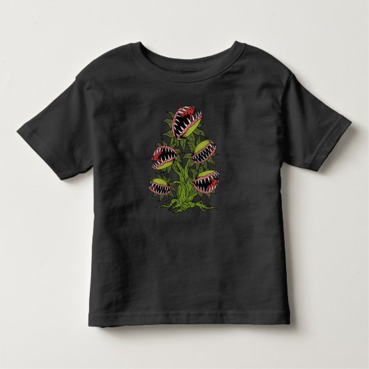 Carnivoren Plant Gifts Monster Venus Fly Trap Kinder Shirts (Voorkant)