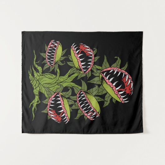 Carnivoren Plant Gifts Monster Venus Fly Trap Wandkleed (Voorkant (horizontaal))