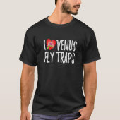 Carnivoren Plant Ik hou van Venus Flytrap Garden B T-shirt (Voorkant)