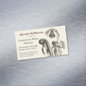 Carnivoren Plant Nursery Visitekaartje Magneet (Voorbeeld)