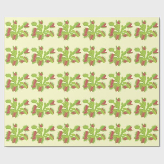 Carnivoren Plant Venus Flytrap Cadeaupapier (Vlak)