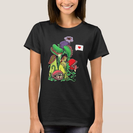Carnivoren Plant Venus Flytrap Gardening Gardene T-shirt (Voorkant)