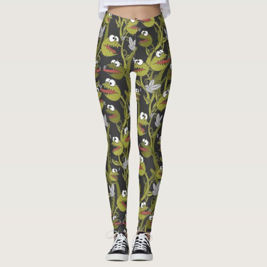 Carnivoren Planten Leggings (Voorkant)