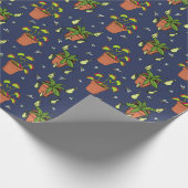 Carnivoren Planten Nepenthes en Venus Fly Traps Cadeaupapier (Hoek)