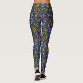 Carnivoren Planten Nepenthes en Venus Fly Traps Leggings (Achterkant)