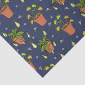 Carnivoren Planten Nepenthes en Venus Fly Traps Tissuepapier (Detail)