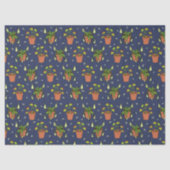 Carnivoren Planten Nepenthes en Venus Fly Traps Tissuepapier (Voorkant)