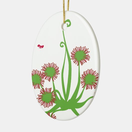 Carnivoren Sundew Plant Keramisch Ornament (Links)
