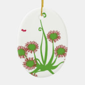 Carnivoren Sundew Plant Keramisch Ornament (Voorkant)