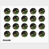 Carnivoren Sundew Plant Ronde Sticker (Vel)