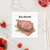 🍖🌿 "Carnivore's Feast" - Bon Appetit Servetten � (Insitu)
