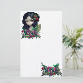 "Carnivorous Bouquet Fairy"-banketbakkerij Briefpapier (Staand voorkant)