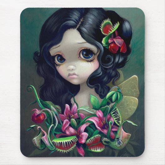 "Carnivorous Bouquet Fairy" Mousepad Muismat (Voorkant)