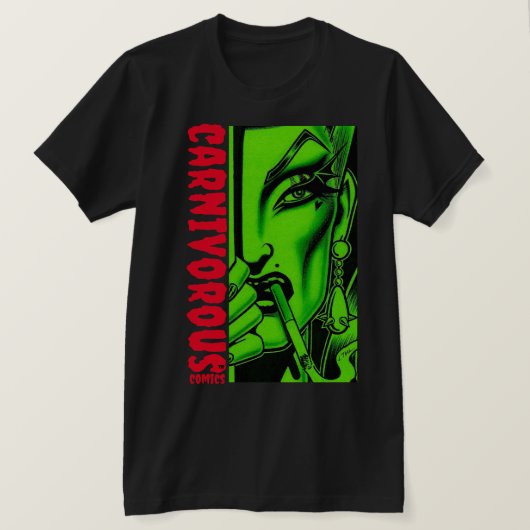 Carnivorous™/Enter als u bent T-shirt (Design voorkant)
