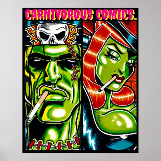 Carnivorous™/Schoonheid en het Beest Poster (Voorkant)