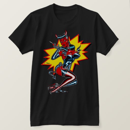 Carnivorous™/Slinky She-Devil T-shirt (Design voorkant)