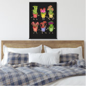 Carnivourus Planten Liefhebber Kinder Sarracenia V Canvas Afdruk (Insitu (Slaapkamer))