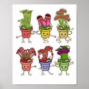 Carnivourus Planten Liefhebber Kinder Sarracenia V Poster