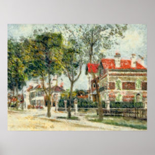 Carnot Boulevard in Noyon Poster