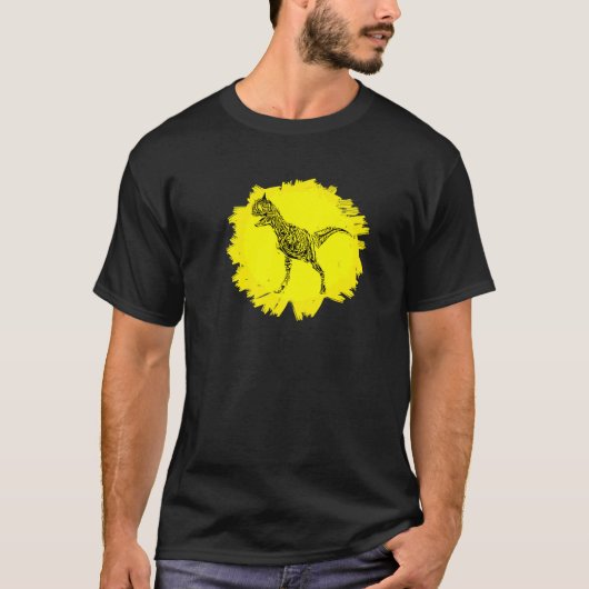 Carnotaurus Dinosaurus Dino T-shirt (Voorkant)