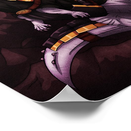 Carnotaurus Knight Poster (Hoek)