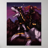 Carnotaurus Knight Poster (Voorkant)