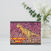 Carnotaurus Sastrei Briefkaart (Staand voorkant)