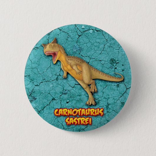 Carnotaurus Sastrei Ronde Button 5,7 Cm (Voorkant)