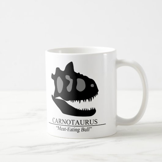 Carnotaurus Skull Koffiemok (Rechts)