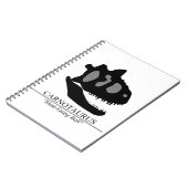 Carnotaurus Skull Notitieboek (Linkerzijde)
