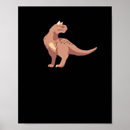 Carnotaurus Sticker Poster (Voorkant)