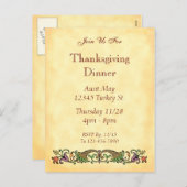 Carnucopia  Thanksgiving Custom Briefkaart (Voorkant / Achterkant)