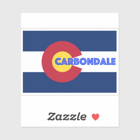 Carobligale CO Flag Sticker (Vel)