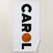 Carol Basketball Strandlaken (Voorkant)