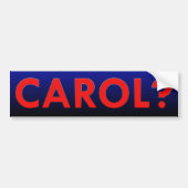 Carol Bumpersticker (Voorkant)