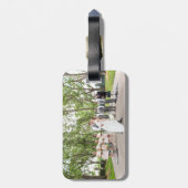 Carol + Christelijk's Trouwbagage Label Bagagelabel (Achterkant verticaal)