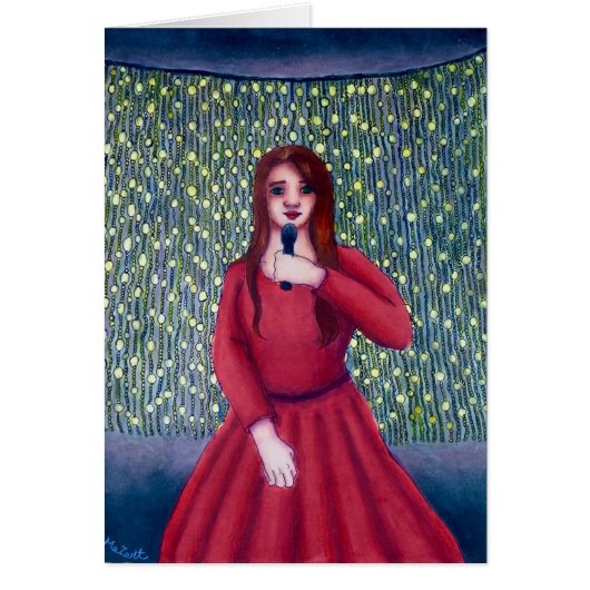 Carol Copic Drawing kerstKaart (Voorkant)